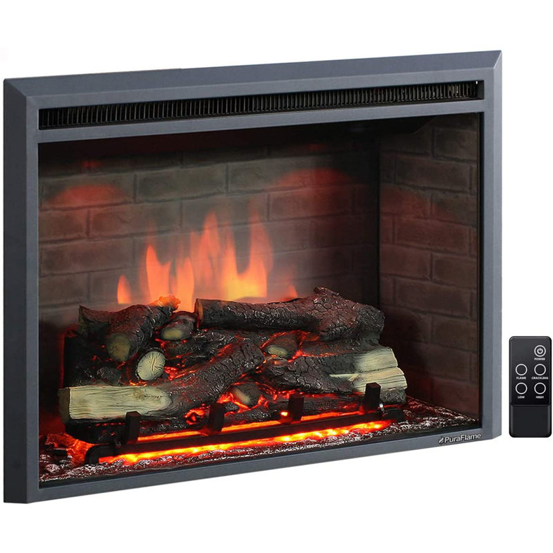 Puraflame Crackling Sound Electric Fireplace Wayfair